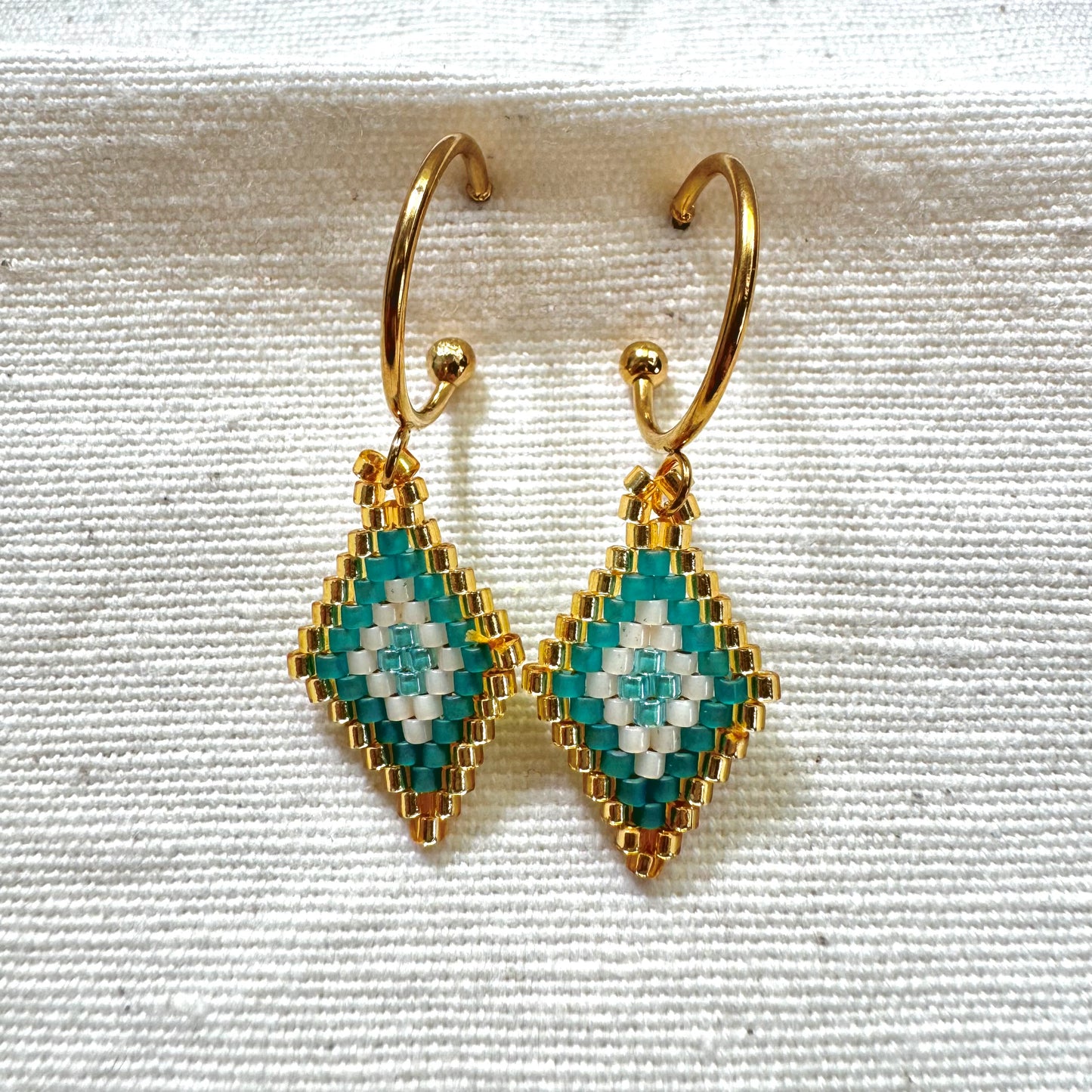 Pendientes Portitxolet turquesa