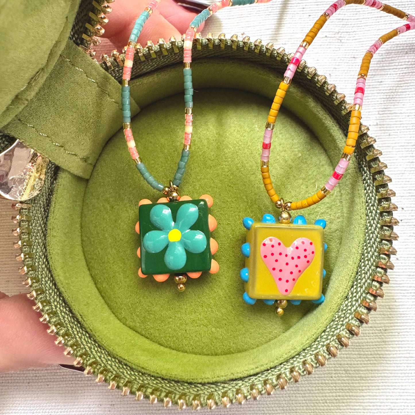 Joyero mini de viaje Sol boho