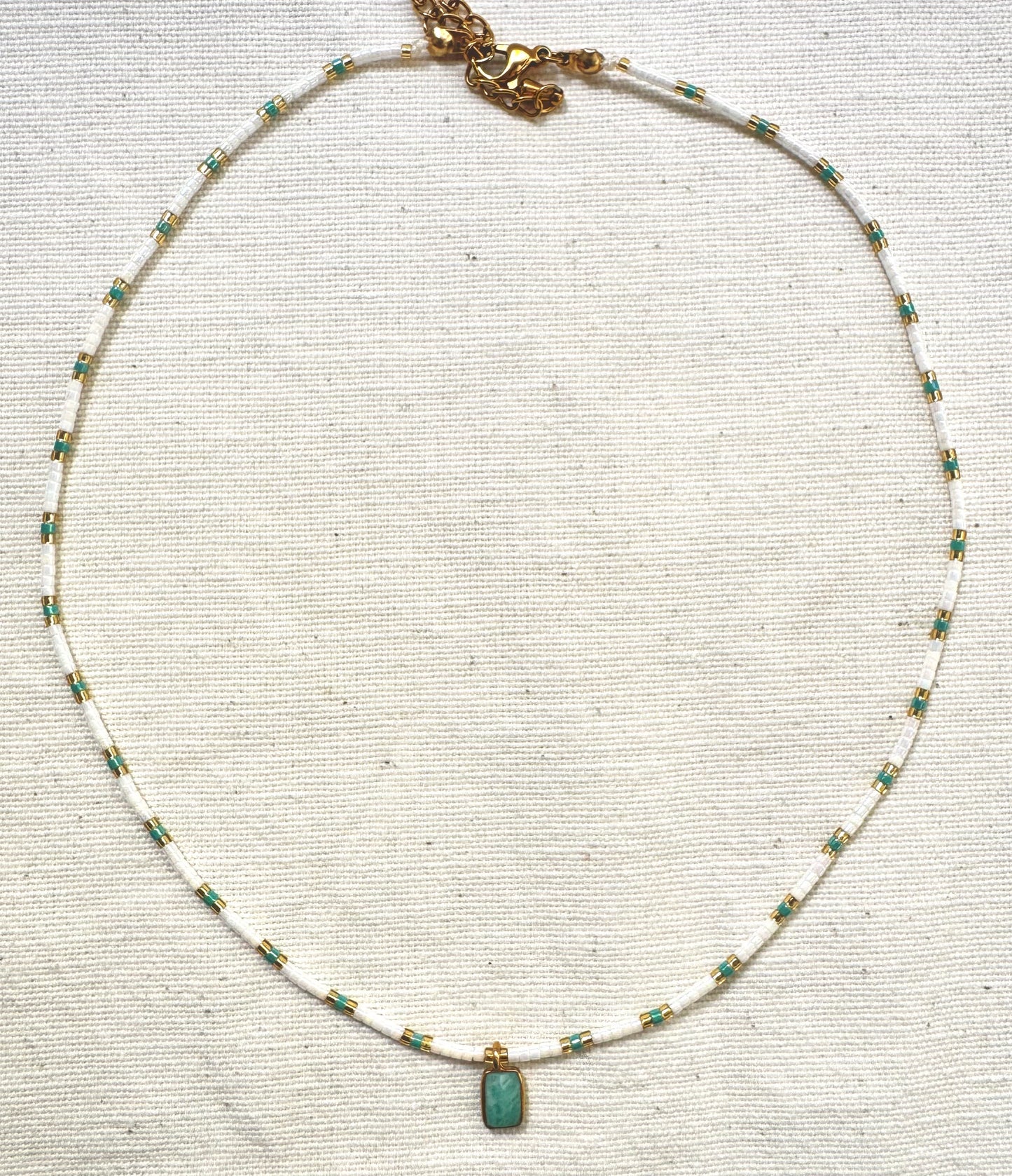 Collar Goa Amazonita recto