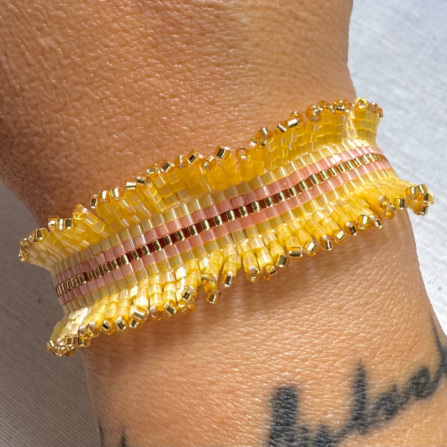 Pulsera Ibiza amarillo