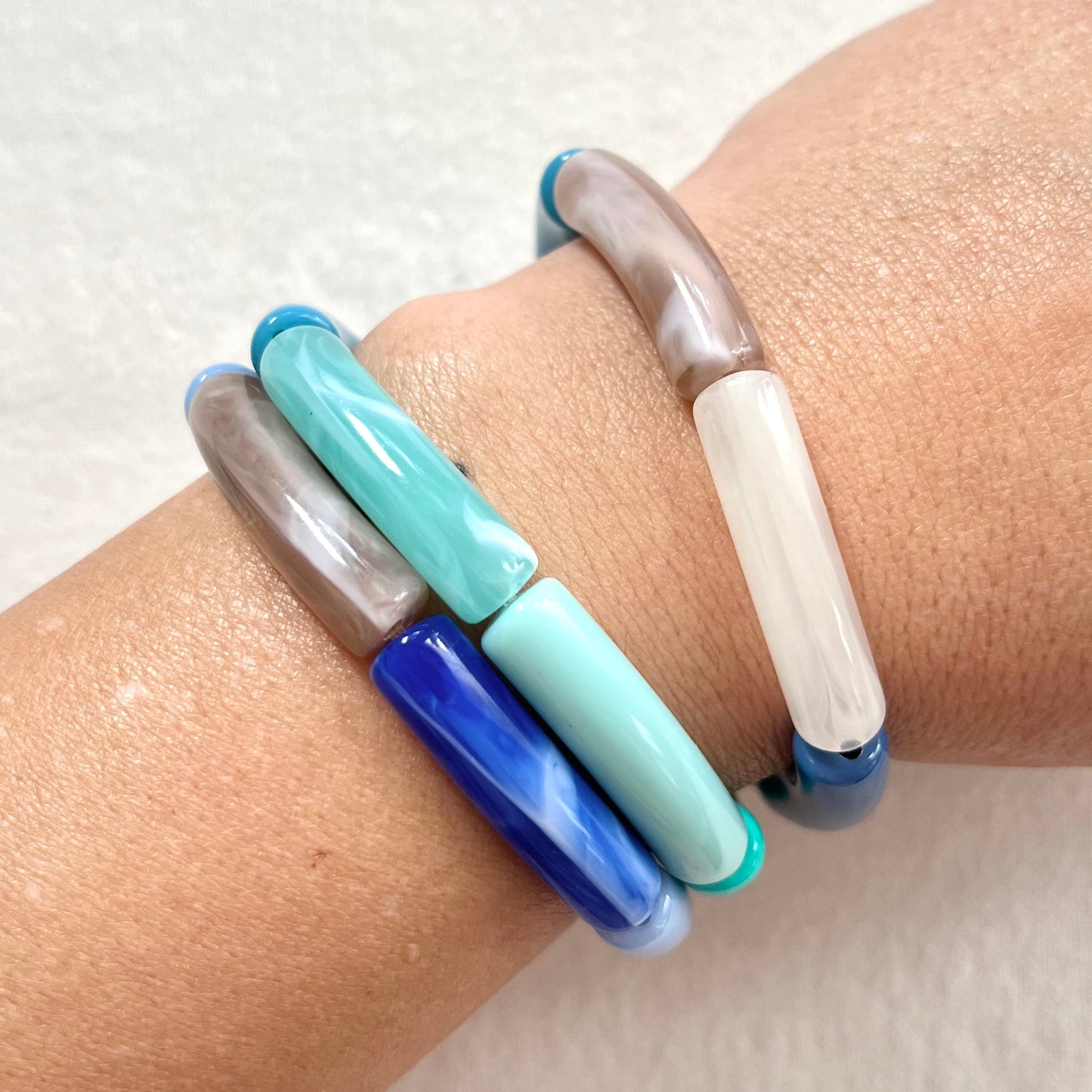 Pulsera Posidonia fina neutros