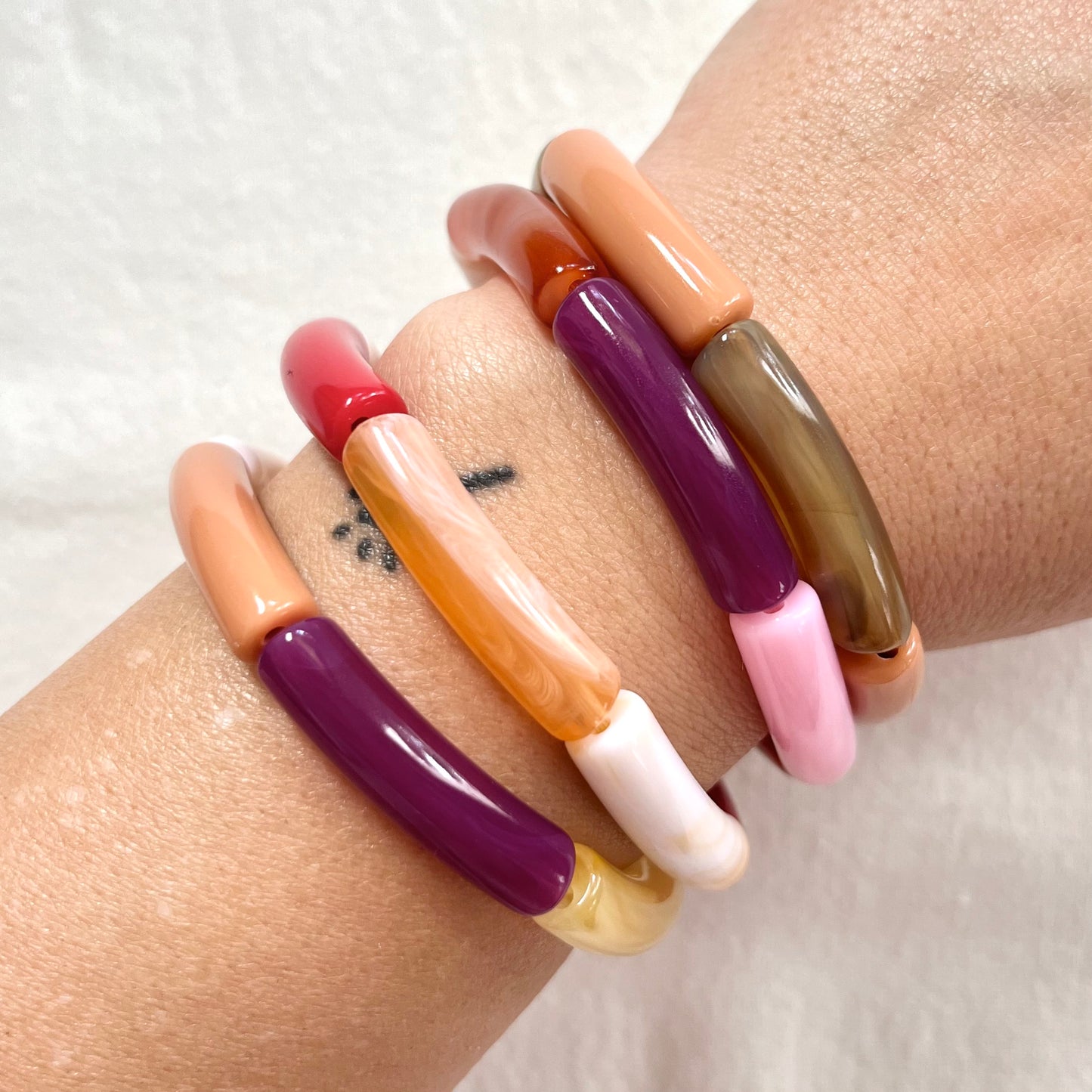 Pulsera Posidonia fina camel