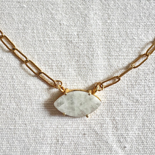 Collar eslabones piedraluna