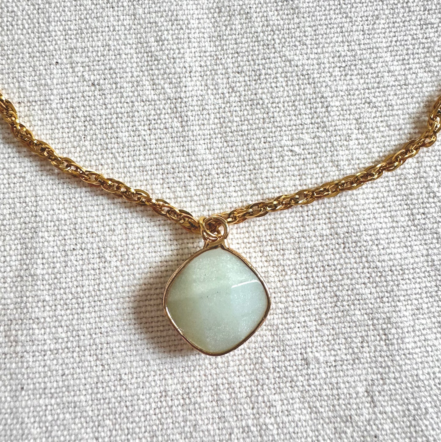 Collar piedra Amazonita