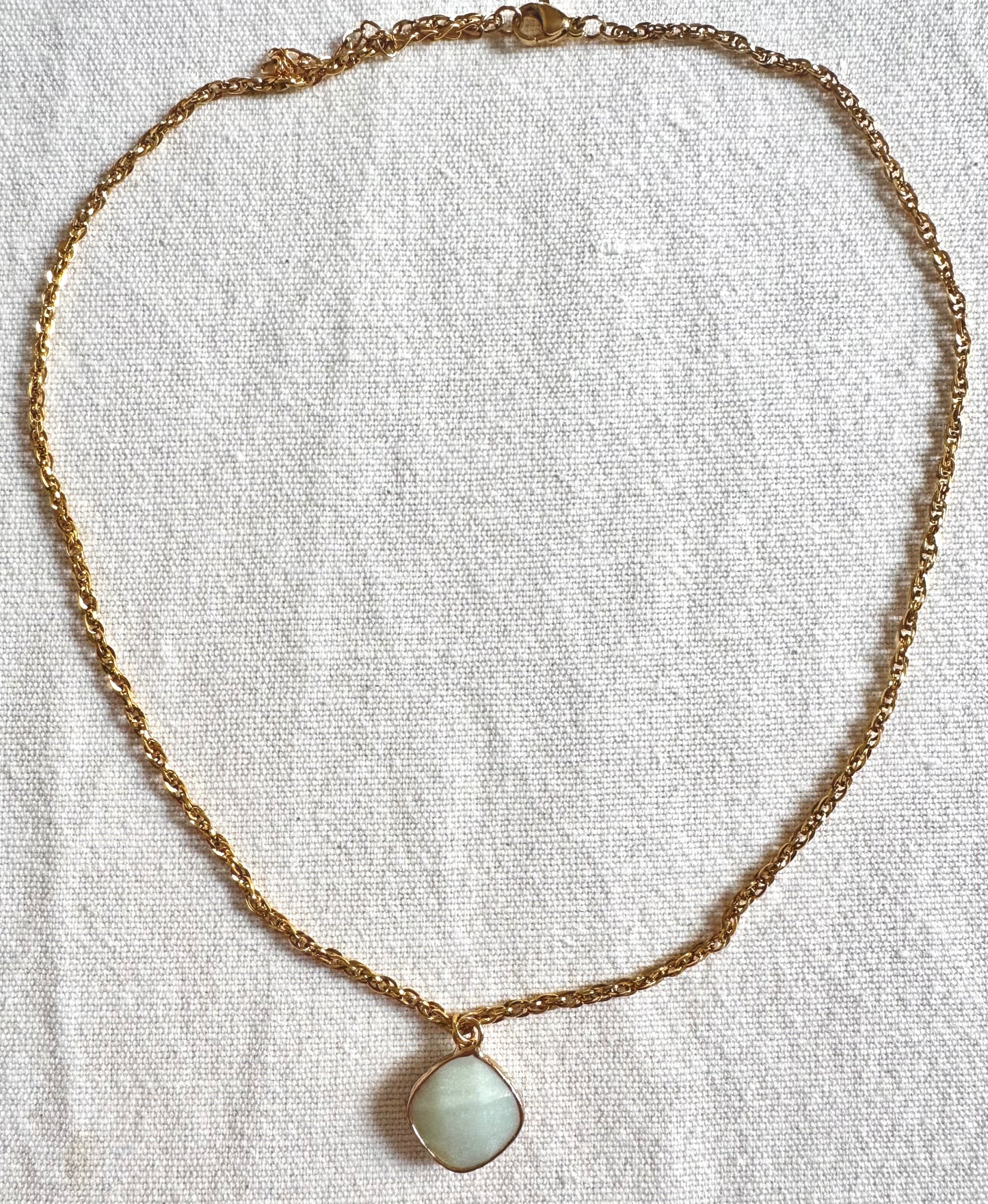 Collar piedra Amazonita